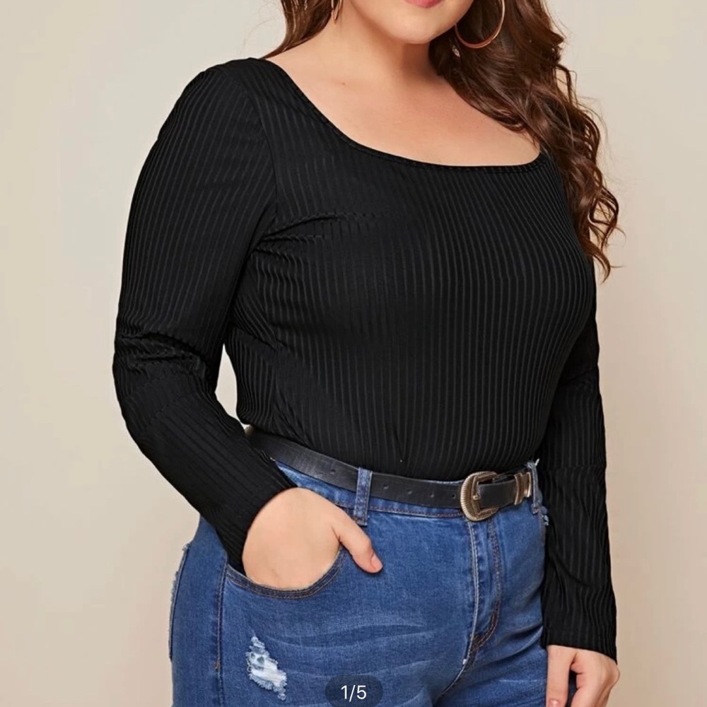 SheIn Square Neck Top